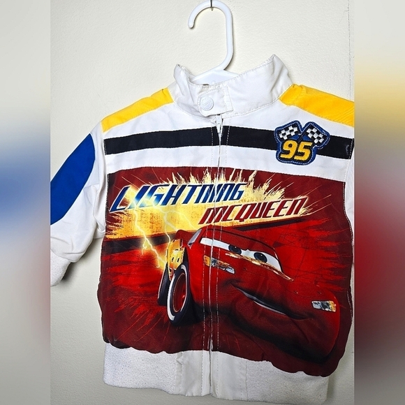 Infant's/Baby Disney Cars Lightening McQueen Track Jacket, Size 12 Months - Picture 2 of 4
